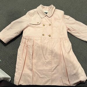 Light pink girls Burberry Coat